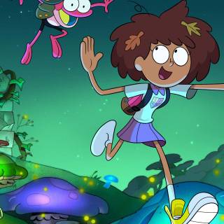 Cartoon phone wallpaper