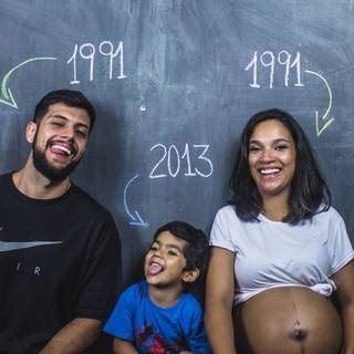 Family portrait wallpaper