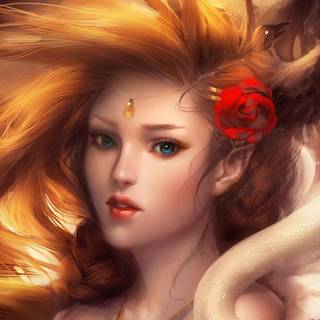 Lovely girl wallpaper