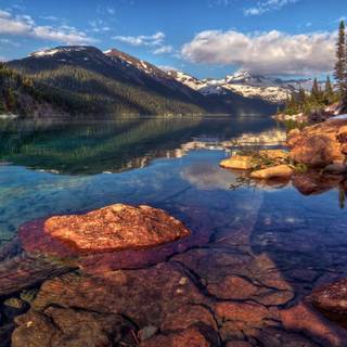 Earth lake HD wallpaper