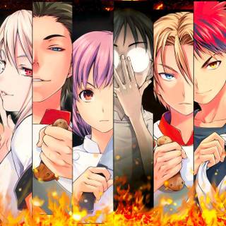 Food Wars Season 2 anime HD wallpaper