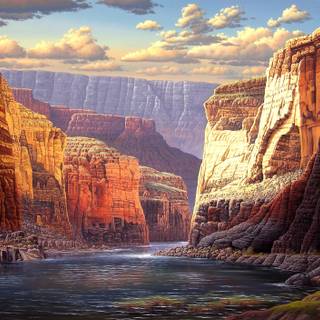 Earth canyon HD wallpaper