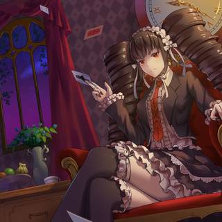 Celestia Ludenberg Danganronpa wallpaper