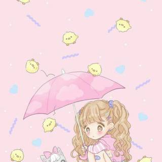Pastel mobile anime Kawaii wallpaper