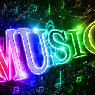 Music symbols wallpaper