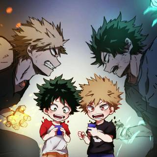 Anime cool Deku Vs Naruto wallpaper