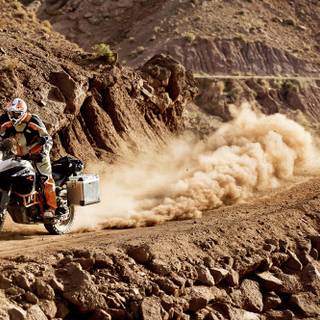 Adventure motorcycle wallpaper