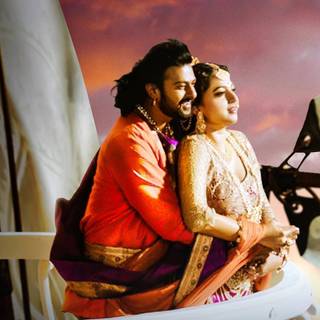 Prabhas and Anushka wallpaper