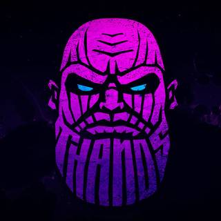 Thanos art iPhone wallpaper