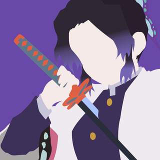 Demon Slayer minimalist wallpaper