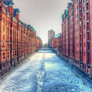 Old buildings wallpaper