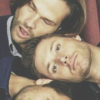 Misha Collins and Jensen Ackles wallpaper