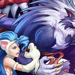 Darkstalkers desktop wallpaper