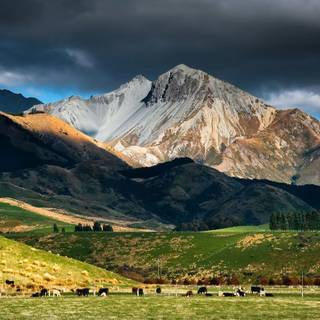 Mountain panorama wallpaper