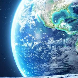 Earth and moon wallpaper