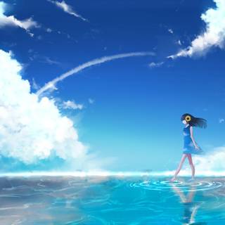 Ocean anime wallpaper