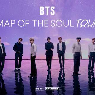 BTS desktop purple wallpaper