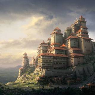 Monastery wallpaper