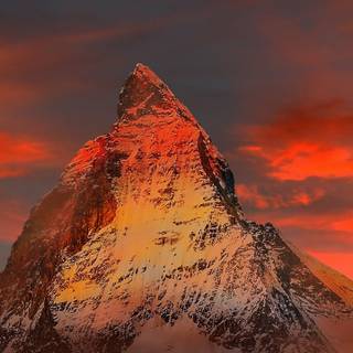 Mountain Matterhorn Alps wallpaper