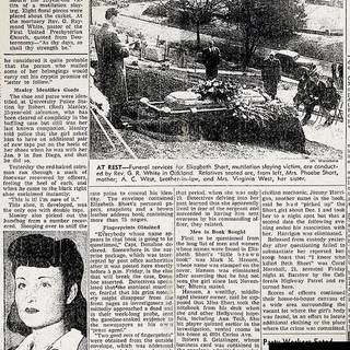 Elizabeth Short Black Dahlia wallpaper