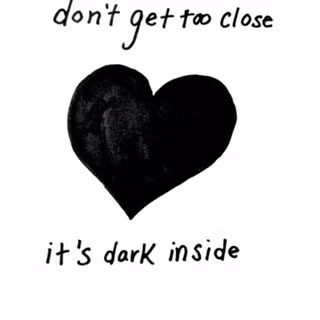 Dark heart wallpaper