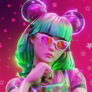 Tropical Punch Zoey Fortnite wallpaper