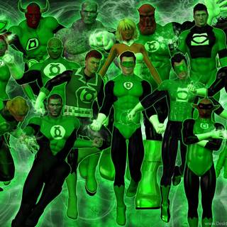 Green Lantern planet wallpaper