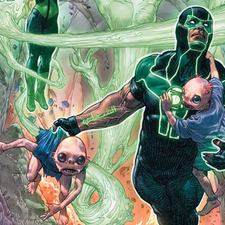 Green Lantern swords wallpaper