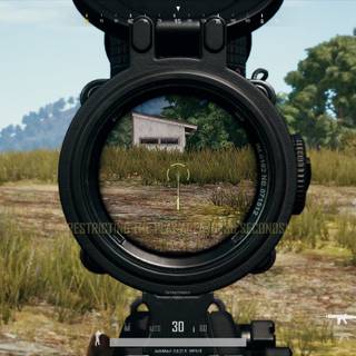 PUBG scope wallpaper