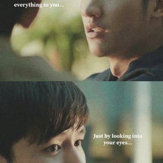 Dark Blue Kiss wallpaper