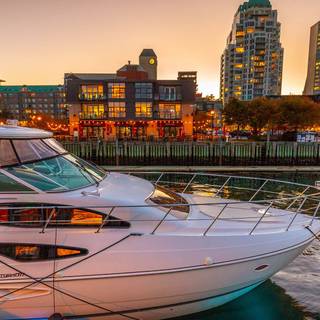 Coastline rocks boat HD wallpaper