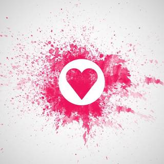 Artistic heart HD wallpaper