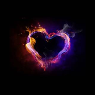 Artistic heart HD wallpaper