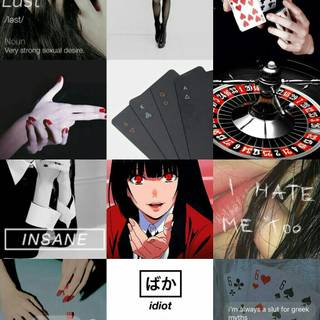 Yumeko aesthetic wallpaper