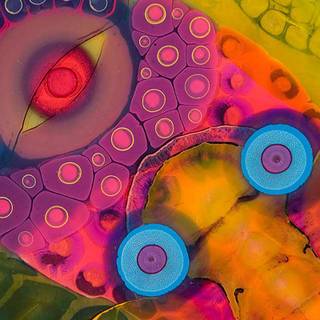 Psychedelic 70s aesthetic wallpaper