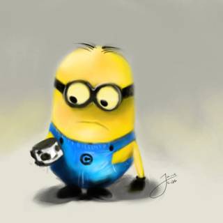 Minion sad anime wallpaper