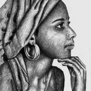 African women paintings wallpaper