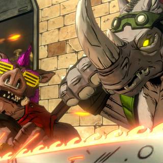 TMNT Bebop and Rocksteady wallpaper