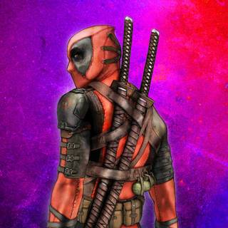 Deadpool swords wallpaper