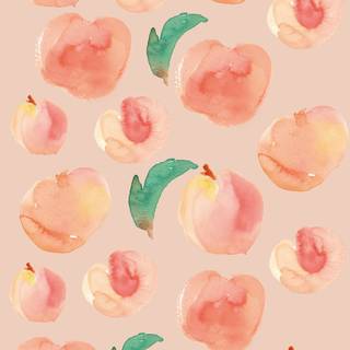 Peach colour aesthetic wallpaper