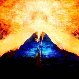 Fire wings wallpaper