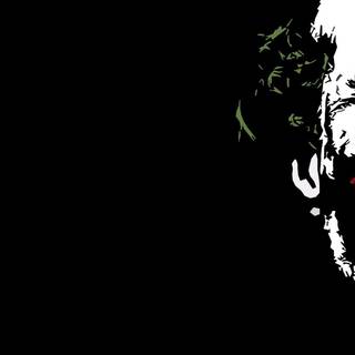 Joker black and white wallpaper