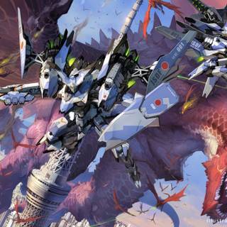 Mecha Dragon wallpaper