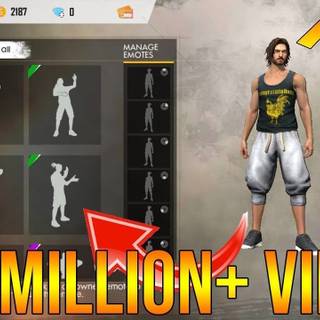 Free Fire emote wallpaper