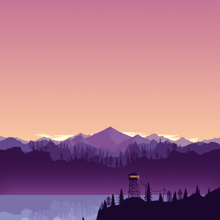 Colourful scenery wallpaper