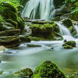 Earth waterfall HD wallpaper