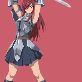 Erza Scarlet iPhone wallpaper