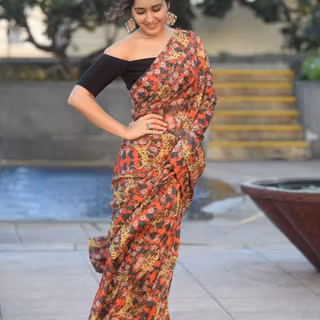 Rashi Khanna saree wallpaper