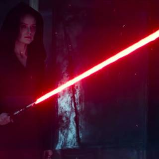 Double bladed lightsaber wallpaper