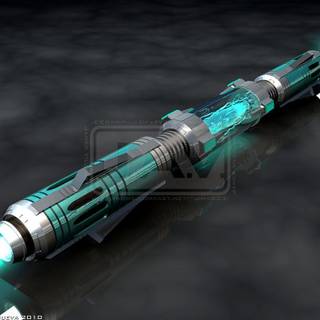 Double bladed lightsaber wallpaper